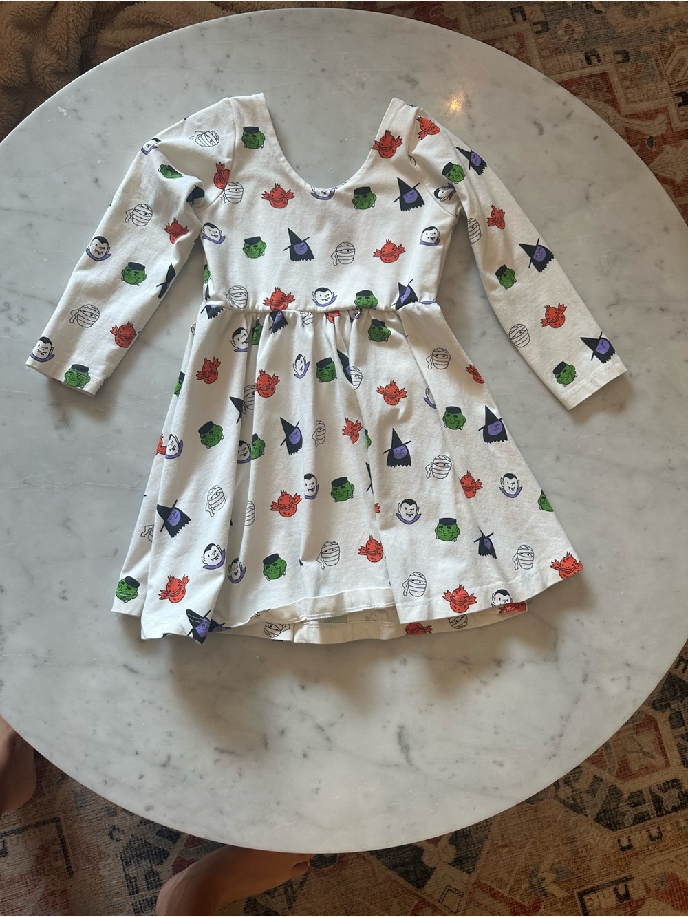 Monica and Andy Halloween twirl dress